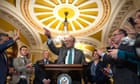 Chuck Schumer says Democrats will not support ‘partisan’ Republican funding bill to avoid shutdown – as it happened