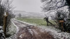 Arctic air brings cold snap to UK