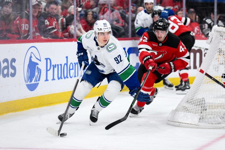 Canucks Host Devils in Saturday Matinee Showdown