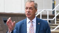 Farage defends Reform’s vetting after councillors filmed making racist comments